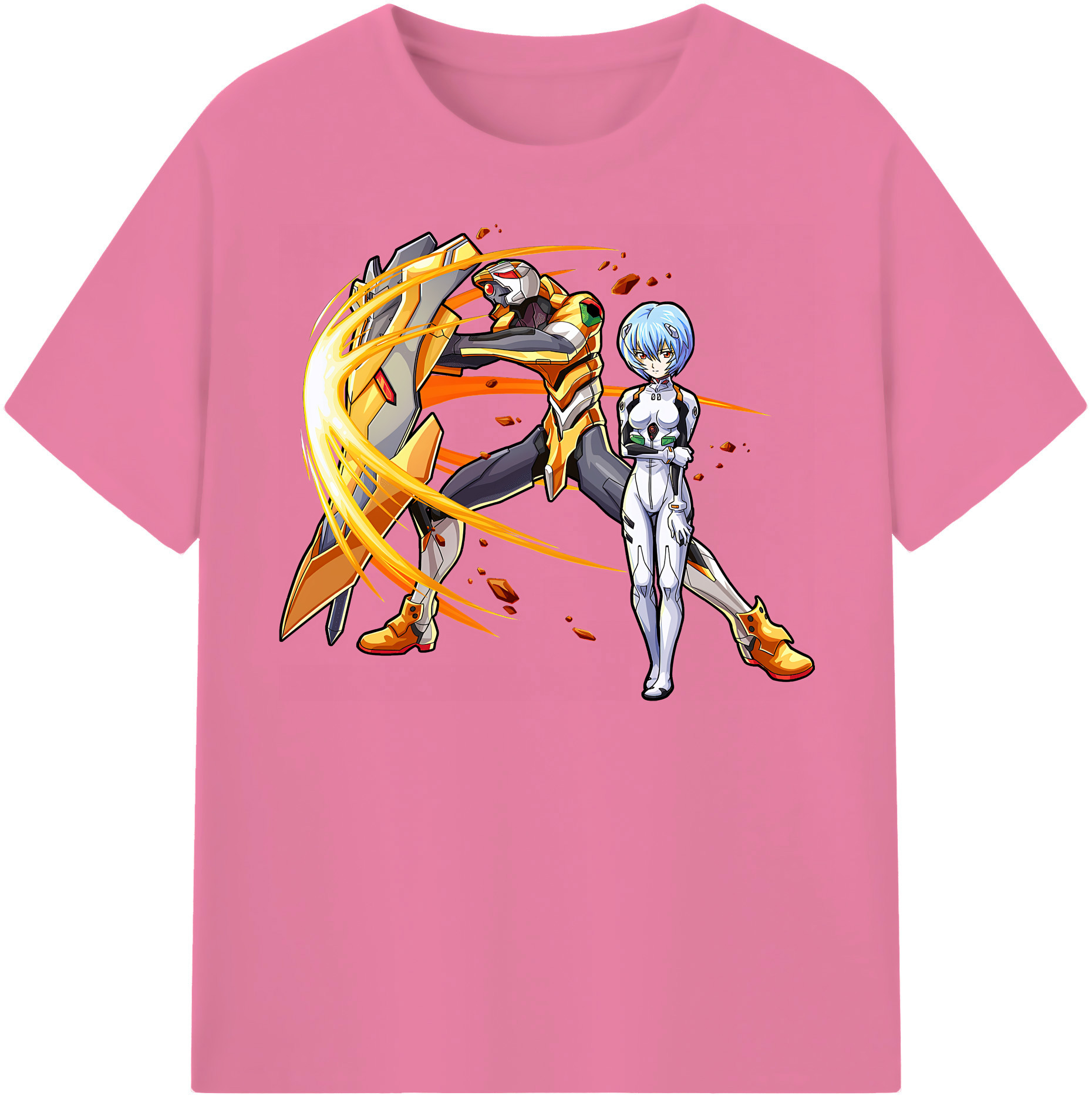 （画像用） EVA 新世紀エヴァンゲリオン 綿100％半袖Tシャツ（フロントプリント）